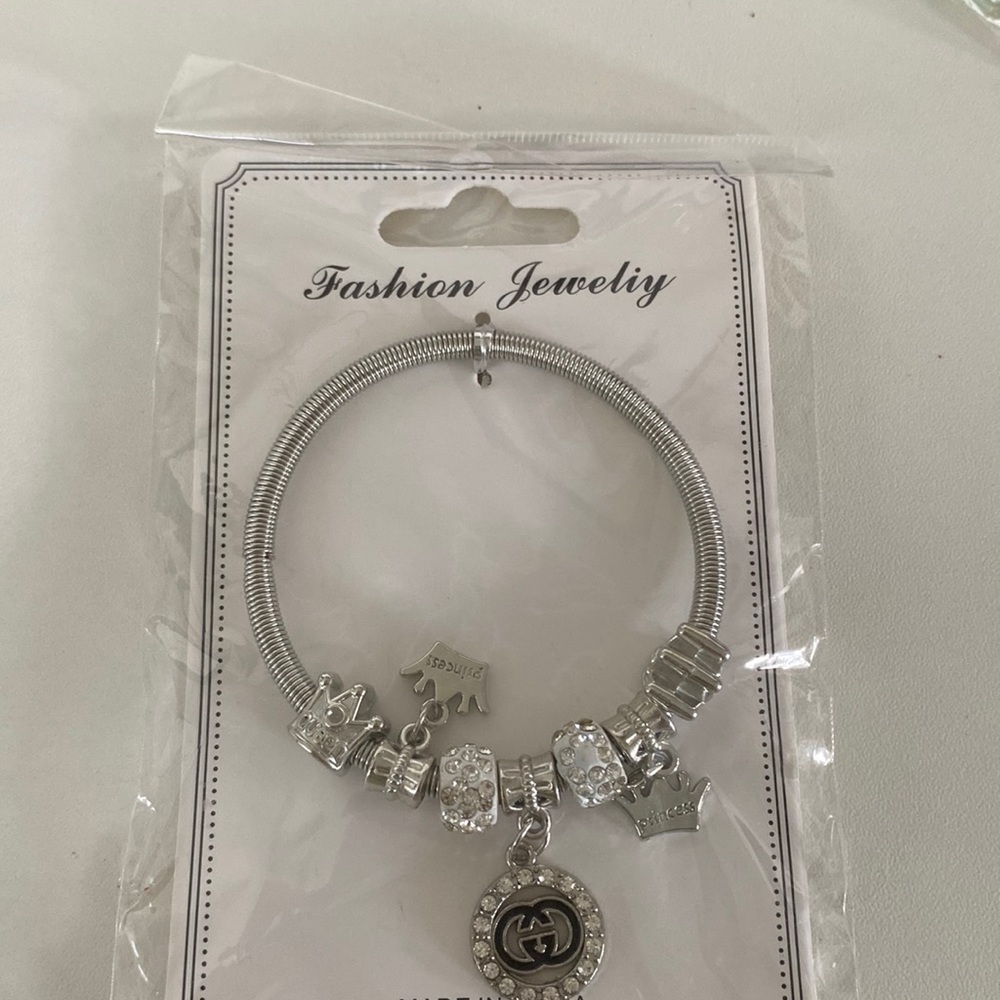 White Bracelet Charm